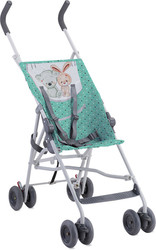 Коляска прогулочная «трость» Lorelli Flash 2017 Green Best Friends [10020431704]