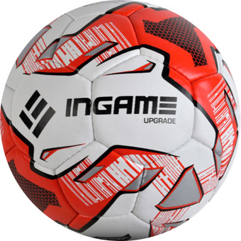 Футбольный мяч Ingame Upgrade IFB-133 (5 размер, белый/красный)