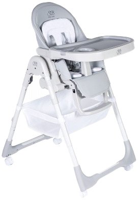 Высокий стульчик Sweet Baby City (светло-серый)