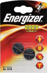 Батарейки Energizer CR2025 2 шт.
