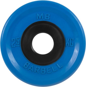 Диск MB Barbell Евро-классик 51 мм (1x2.5 кг, синий)