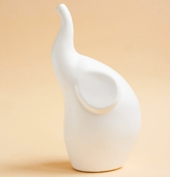 Статуэтка Нашы майстры Слоник 6010 (белый)