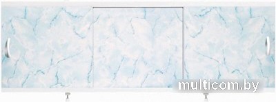 Фронтальный экран под ванну Alavann Оптима 170 (голубой мрамор)