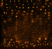 Световой дождь Luazon Led-360 (2x1.5 м, желтый) [1080466]