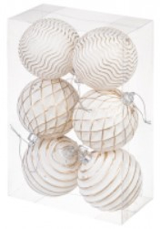 Елочная игрушка Elan Gallery Винтажные 970088 (шампань с эффектом старины)