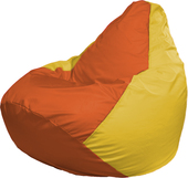 Кресло-мешок Flagman Груша Макси Г2.1-219 (оранжевый/жёлтый)