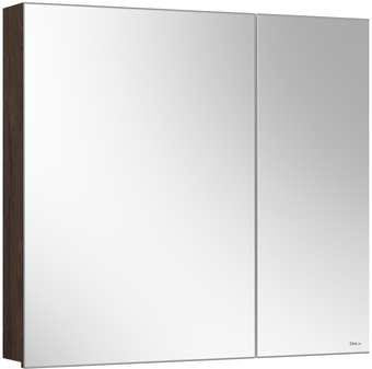 Belux Шкаф с зеркалом Стокгольм ВШ 80 (194, орех карини натуральный)