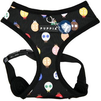 Шлейка-жилетка Puppia Lady Beetle-A PAWA-HA1957-BK-XL (черный)