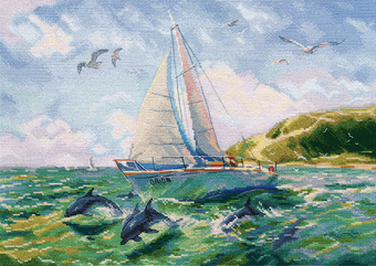 Набор для вышивания Овен Морские прогулки 1497