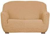 Чехол для дивана Софатэкс Стандарт ПО-14 без оборки (кофе с молоком)