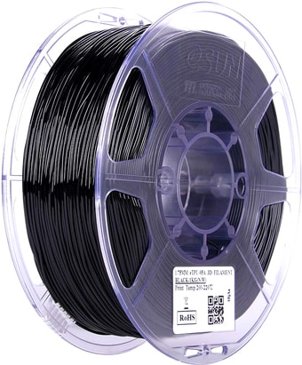 Пластик eSUN eTPU-95A 1.75 мм 1000 г (черный)
