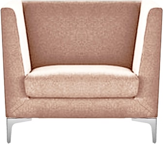 Интерьерное кресло Brioli Виг (рогожка, J11 розовый)