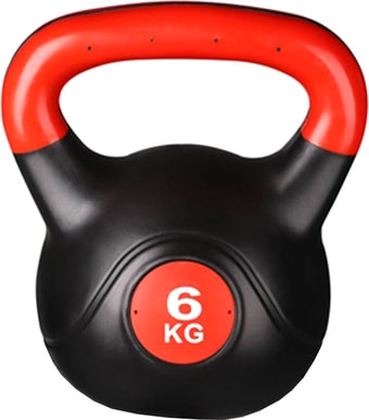 Гиря Indigo IN125 6 кг (черный/красный)