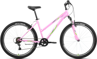 Велосипед Forward Iris 26 1.0 2022 (сиреневый/зеленый)