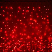 Световой дождь Luazon Занавес 1440 Led 3W (2x6 м, красный) [1080258]
