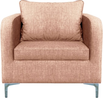 Интерьерное кресло Brioli Терзо (рогожка, J11 розовый)