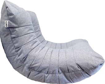 Кресло-мешок LoftyHome Кокон XL (рогожка, голубой)