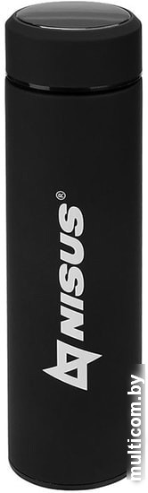 Термос Nisus N.TM-049-B 0.45л (черный)