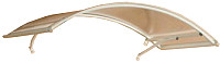Козырек Silver Wing Арочный 120x160 10007 (прозрачный)