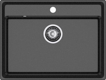 Кухонная мойка GranFest GF-LV-660 (черный)