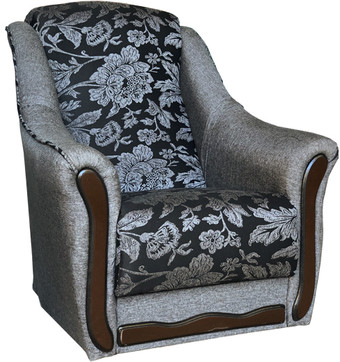 Интерьерное кресло Асмана Анна (кватро 2/палома серая)