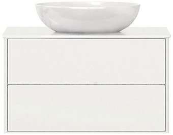 Belux Тумба под умывальник Джаз НП 80-02 (белый глянец)