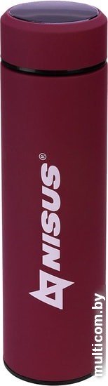 Термос Nisus N.TM-049-R 0.45л (бордовый)