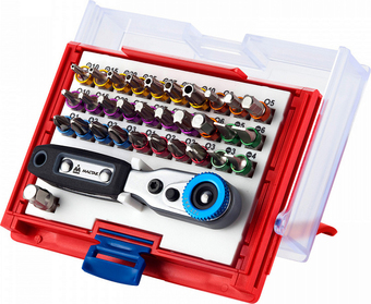 Универсальный набор инструментов Мастак 058-10033C (33 предмета)