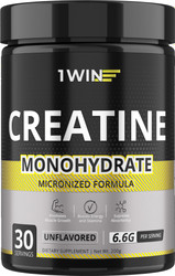 Моногидрат креатина 1WIN Моногидрат (200г, без вкуса)