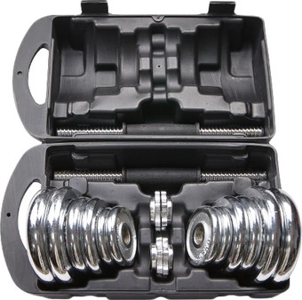 Набор гантелей Ametist хромированные 20 кг