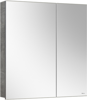Belux Шкаф с зеркалом Стокгольм ВШ 70 (31, бетон чикаго светло-серый)