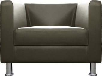 Интерьерное кресло Brioli Билли (экокожа, L21 серый)