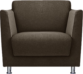 Интерьерное кресло Brioli Куно (рогожка, J5 коричневый)