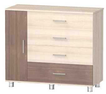 Комод Премиум Алешка (шимо светлый-шимо темный)