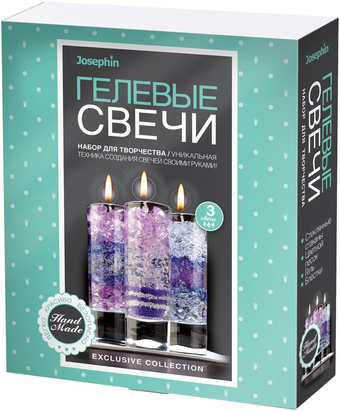 Набор для изготовления свечей Josephin Гелевые свечи Набор №3 FN-274032