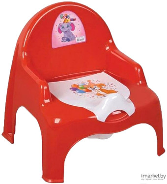 Детский горшок Dunya 11102 (красный)