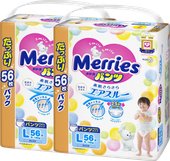 Трусики-подгузники Merries L (112 шт)
