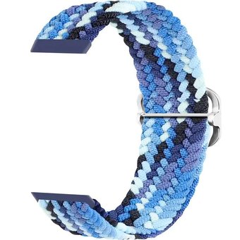 Ремешок Rumi Wick из плетеного нейлона для Huawei Band 7 (синий микс)