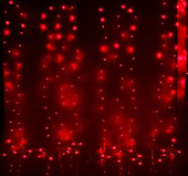Световой дождь Luazon Led-360 (2x1.5 м, красный) [1080464]