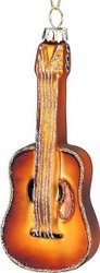 Елочная игрушка Inge's Christmas Figural Glass Ornaments. Гитара 64794H600