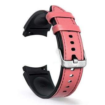 Ремешок Rumi Comfort гибридный для Samsung Galaxy Watch4/5 (20 мм, розовый)