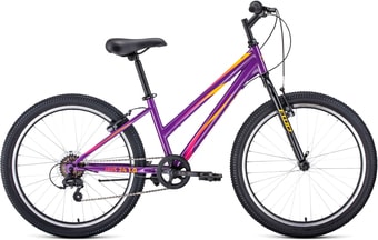 Велосипед Forward Iris 24 1.0 2020 (фиолетовый)
