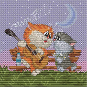 Набор для вышивания Белоснежка Песни под гитару 146-14