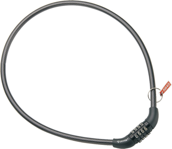 Тросовый велосипедный замок Tonyon 8x650 445C-0865F (черный)