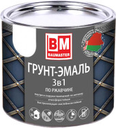 Грунт-эмаль Baumaster По ржавчине 3в1 RAL 7024 (0.8 кг, серый графит)