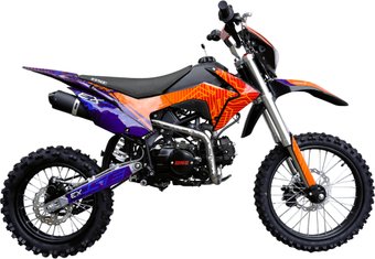 Мотоцикл BSE EX 17/14 (синий/оранжевый)