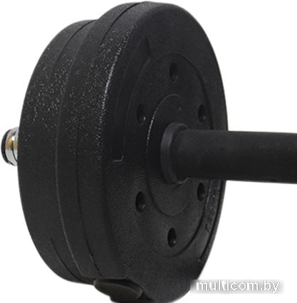 Гантели с грифом для штанги TREX Sport композитные с соединительным грифом 2x5 кг