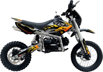 Мотоцикл BSE Evo 110e Hotrod Red 14/12 M (желтый)