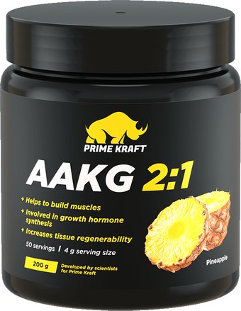 Аминокислоты Prime Kraft AAKG 2:1 (200г, ананас)