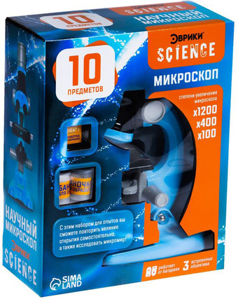 Детский микроскоп Эврики Юный ботаник 7081519